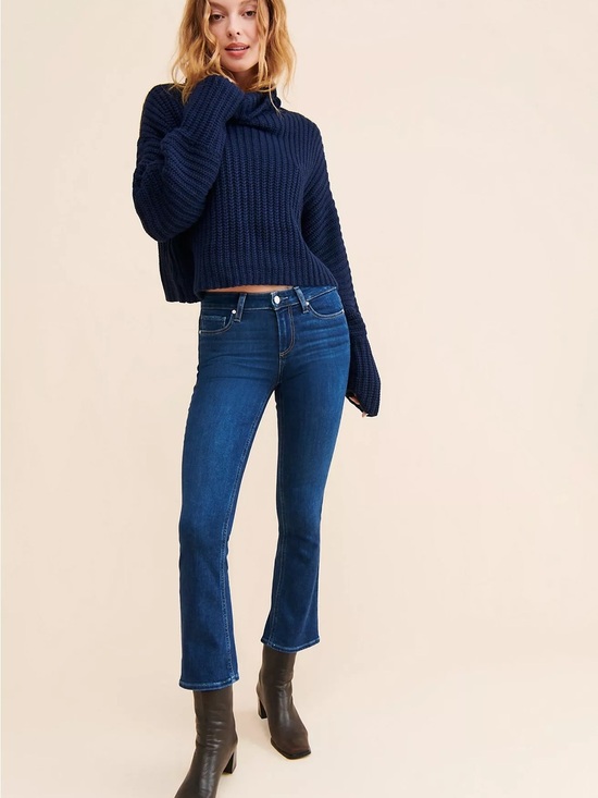 PAIGE Denim - PAIGE Shelby Crop Flare Jeans Size 27